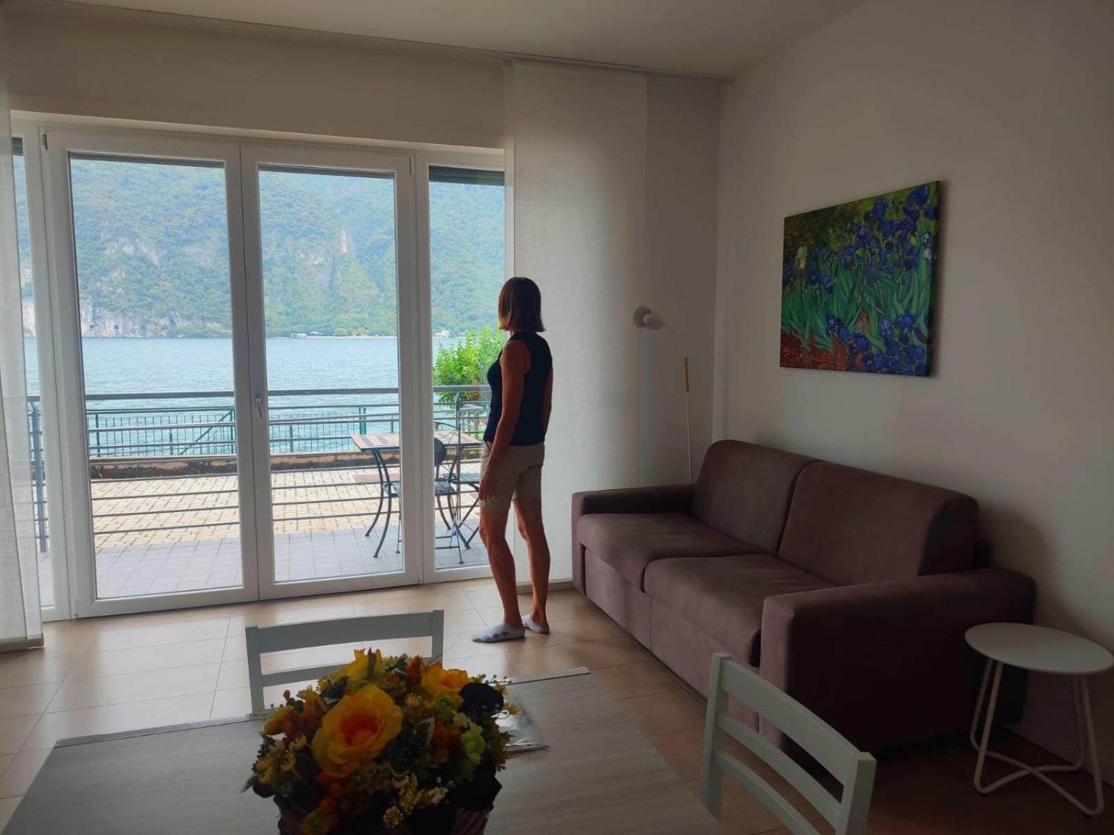 Lake Como Casa La Rosa Abbadia Lariana Luaran gambar