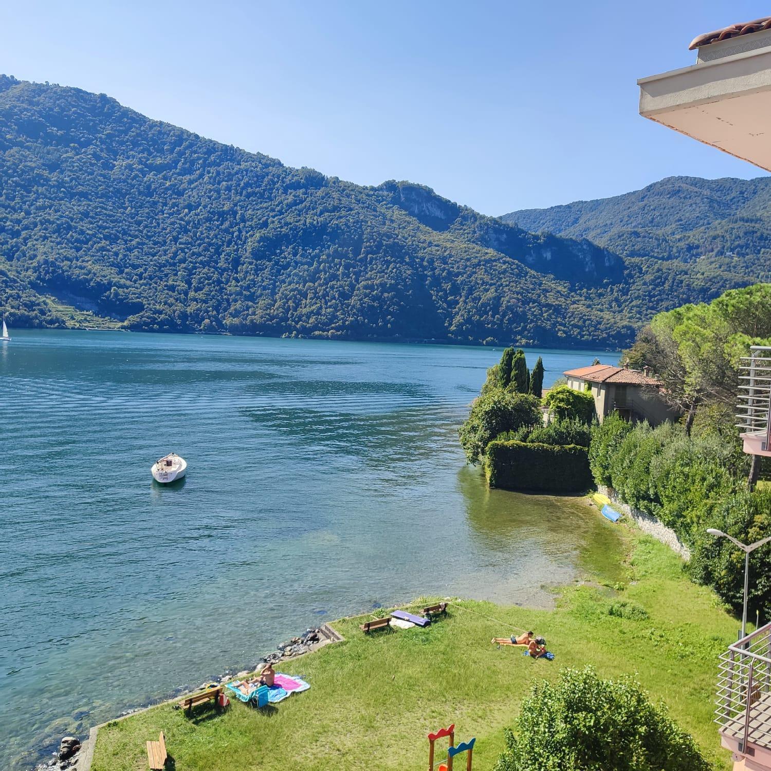 Lake Como Casa La Rosa Abbadia Lariana Luaran gambar