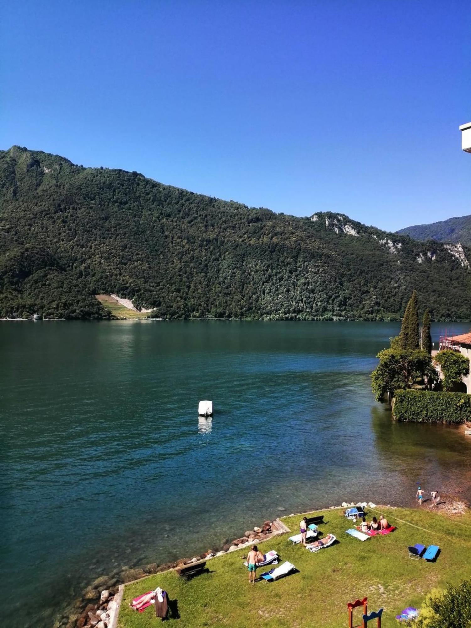 Lake Como Casa La Rosa Abbadia Lariana Luaran gambar
