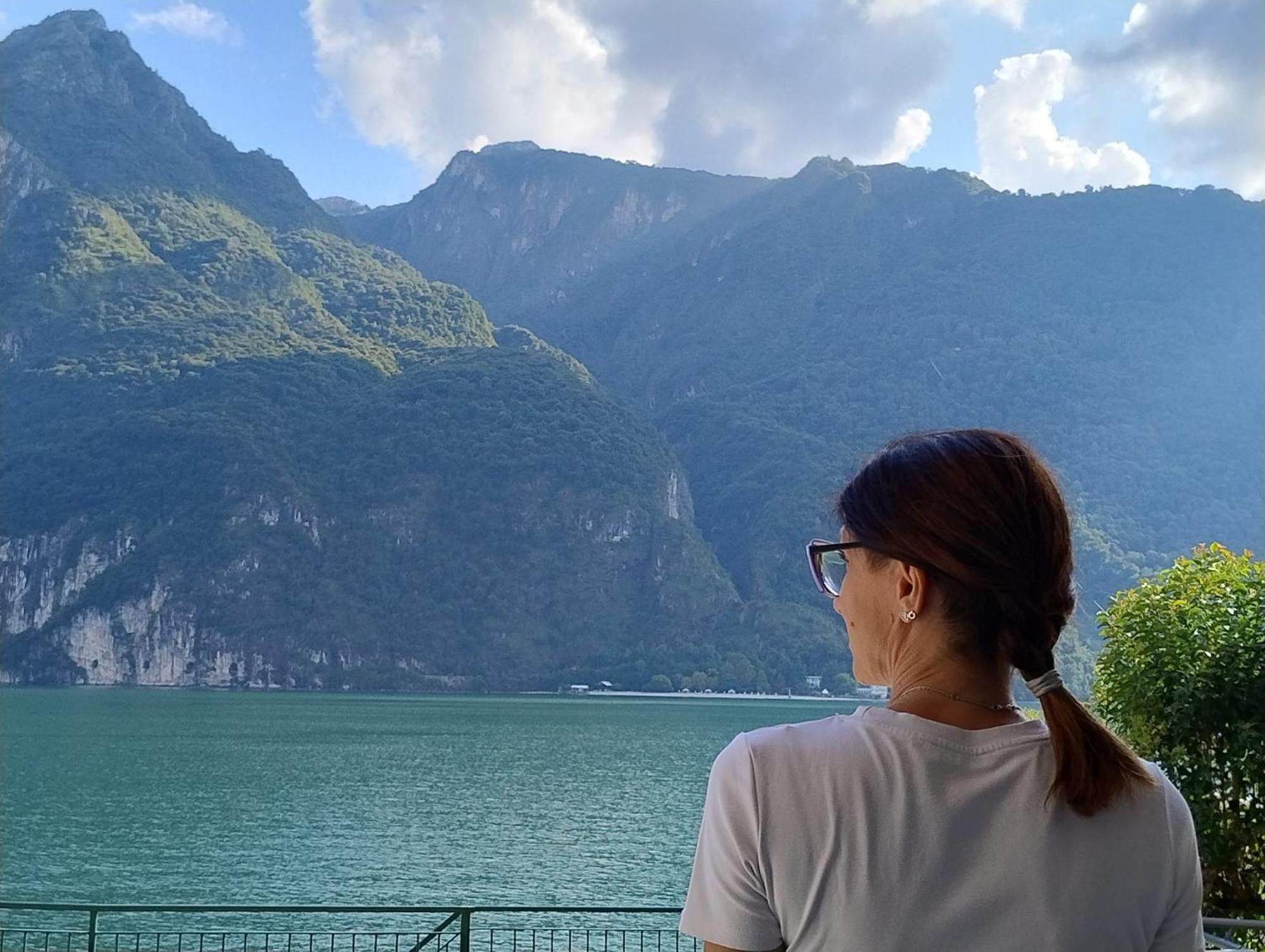 Lake Como Casa La Rosa Abbadia Lariana Luaran gambar