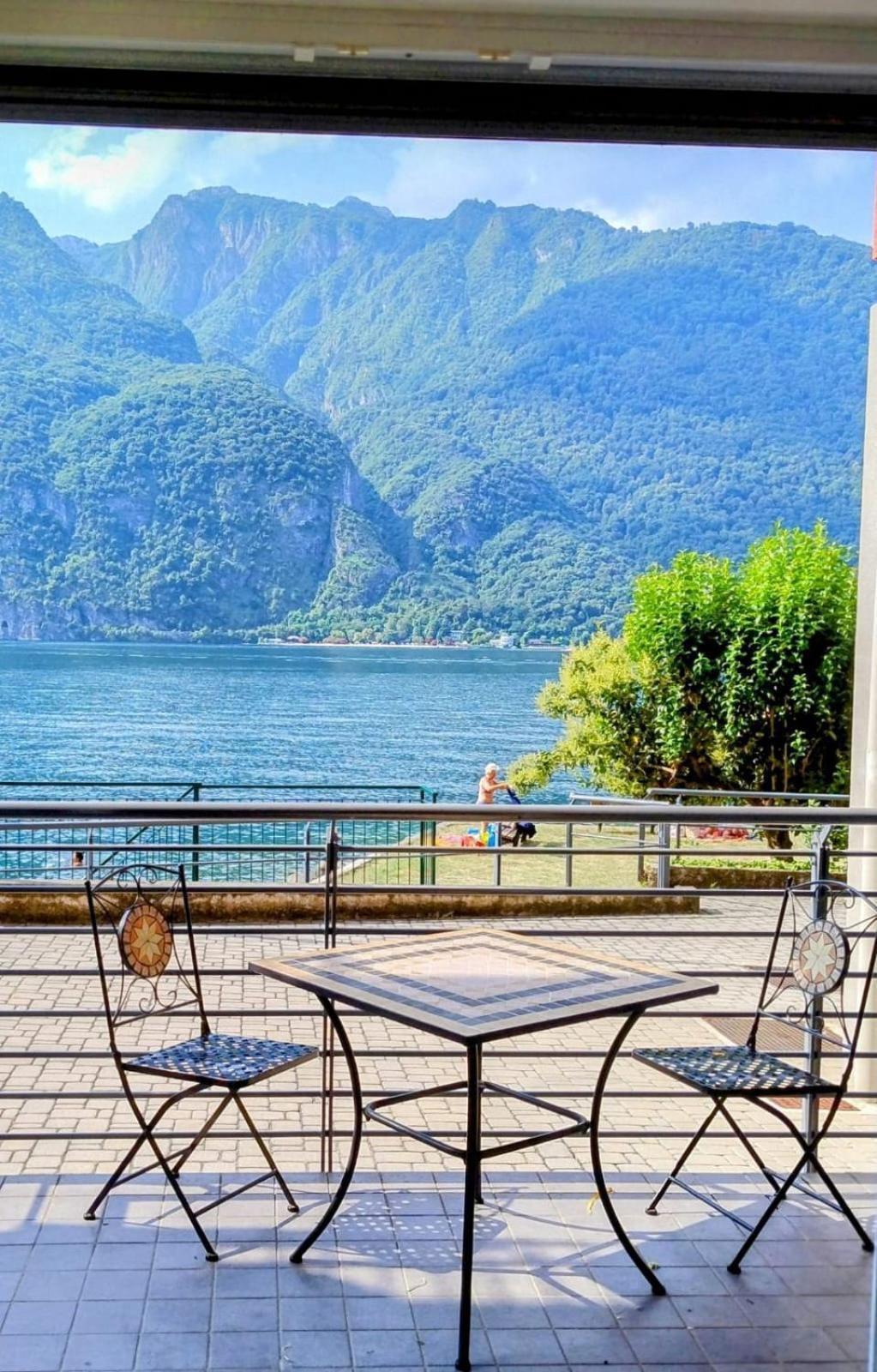 Lake Como Casa La Rosa Abbadia Lariana Luaran gambar