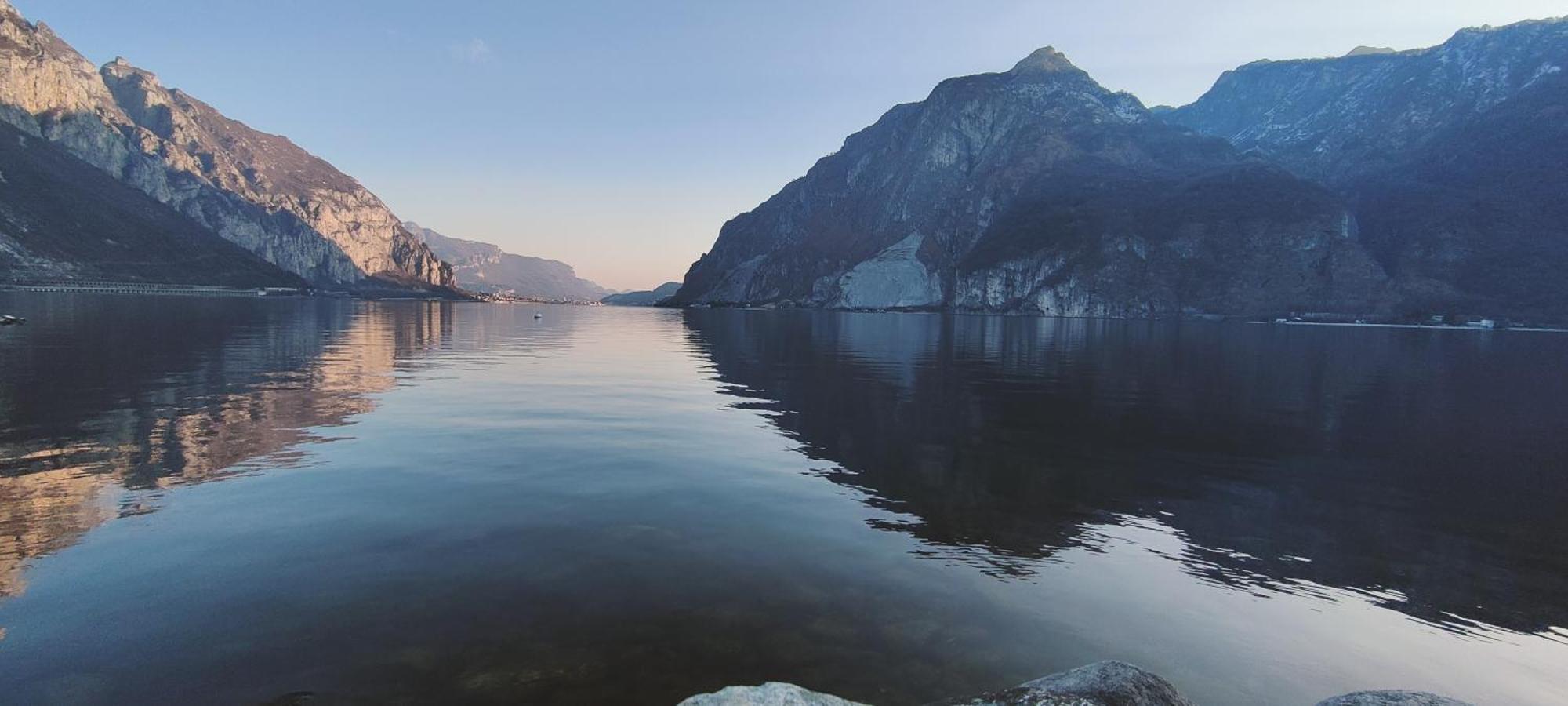 Lake Como Casa La Rosa Abbadia Lariana Luaran gambar
